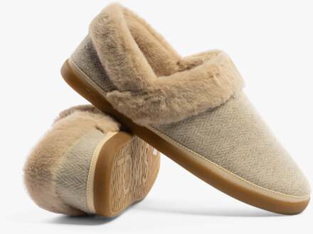 Toms OSLO Dames Slippers Natuurlijk Beige - EU 38 / UK 5
