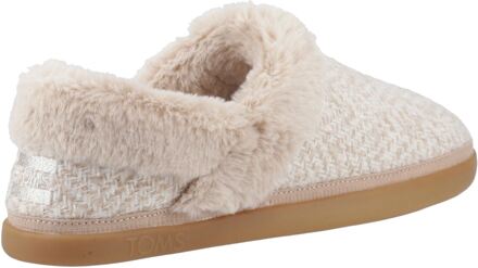 Toms Oslo Polyester Dames Havermout Slippers Crème