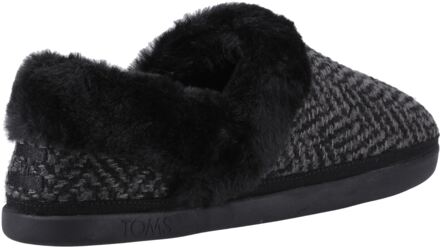 Toms Oslo Polyester Dames Zwarte Slippers - maat
