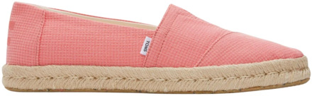 Toms Rope 2.0 Loafers Roze Toms , Pink , Dames - 37 1/2 Eu,37 Eu,39 EU