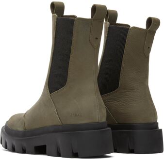 Toms Rowan Leather Vrouwen Olijf Laarzen Groen