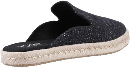 Toms Santiago Muiltjes Textiel Vrouwen Zwart Metallic - EU 37 / UK 4