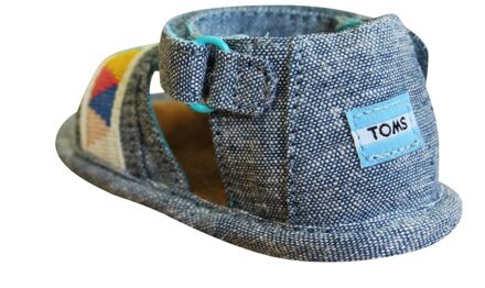 Toms Shiloh Blauw - EU 16.5 / UK 0.5