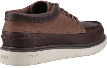 Toms TRVL Lite Forrest Leer Heren Bruin Veterschoenen - EU 43 / UK 9