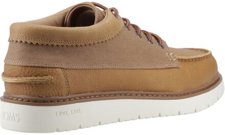 Toms TRVL LITE Forrest Leer Heren Tan Veterschoenen Bruin - EU 44.5 / UK 10