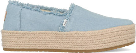 Toms Valencia Platform Espadrille 10019798 Lichtblauw-41 maat 41 Licht blauw