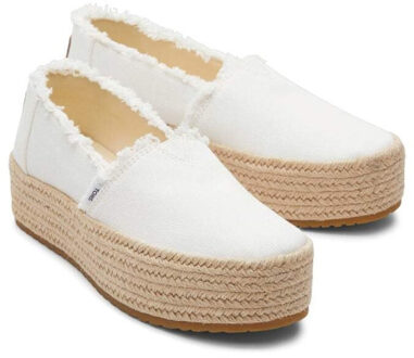 Toms Valencia white canvas 10019820 3172 Wit - 39