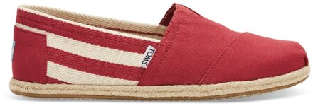 Toms WMNS Classic Espadrille - Slip-on Rood - 36,5