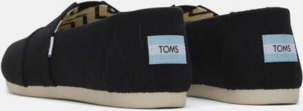 Toms Women's Toms Alpargata Classic Espadrilles in Black-White Zwart/wit - EU 36 / UK 3