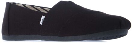 Toms Women's Toms Recycled Cotton Alpargata Espadrille Pumps in Black Zwart - EU 37 / UK 4