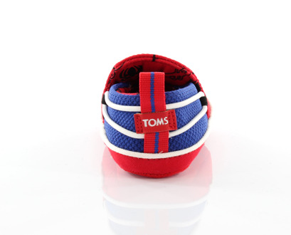 Toms x Marvel Spiderman Gezichtsbedrukking Tiny Lima Slip On Schoenen - Kinderen Rood - EU 34 / UK 2
