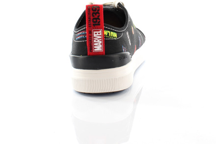 Toms x Marvel Trvl Lite Low Heren Zwarte Trainers - maat EU 44.5 / UK 10