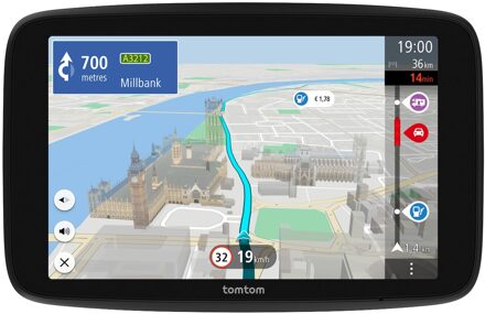TomTom GO Camper Max Wereld Autonavigatie Zwart
