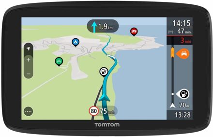 TomTom GO Camper Tour Autonavigatie Zwart