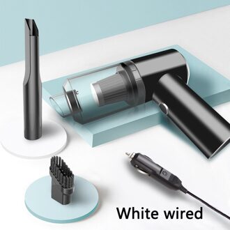 Tomule Draagbare Auto Stofzuiger Super Zuigkracht Handheld Stofzuiger Huishouden En Auto Dual-Gebruik Mini Stofzuiger Wired zwart
