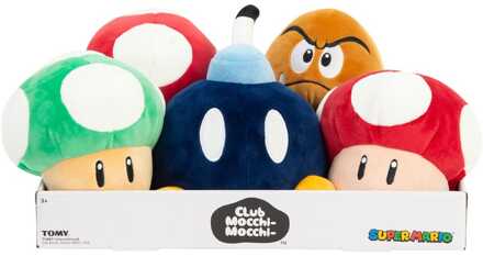 Tomy Mario Kart Mocchi-Mocchi Plush Figures Set 1 15 cm Assortment (5)