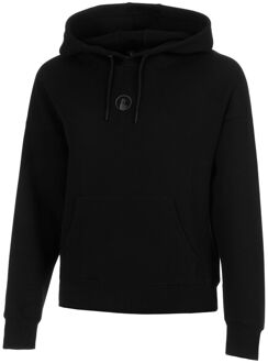 Tonal Core Sweater Met Capuchon Dames-Zwart