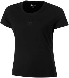 Tonal Core T-shirt Dames-zwart - L