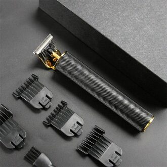 Tondeuse Professionele Elektrische Schaar Graveren Snijden Fijne Rand Gerepareerd Scheren Wit Hoofd 0 Schaal Zwart Usb Plug ons aansluiten