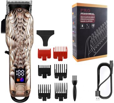 Tondeuse Professionele Elektrische Tondeuse 0Mm Kaalhoofdige Cutter Baard Scheren Precisie Afwerking Haar Snijmachine