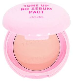 Tone Up No Sebum Pact 01 Peach Pink 1 pc