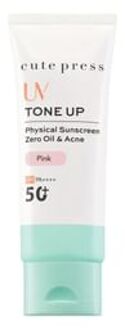 Tone Up Zero Oil & Acne Physical Sunscreen SPF 50+ PA++++ Pink