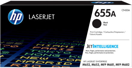 toner 655A zwart, 12.500 pagina's - OEM: CF450A
