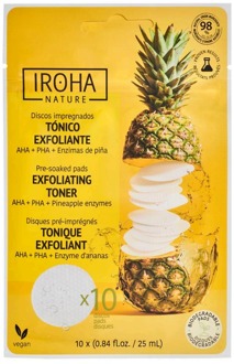 Toner IROHA Nature Exfoliating Toner Pads AHA + PHA + Pinapple Enzymes 10 st