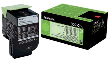 Tonercartridge Lexmark 80C20K0 prebate zwart