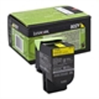 Tonercartridge Lexmark 80C20Y0 prebate geel