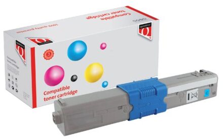 Tonercartridge quantore oki 44469706 2k blauw