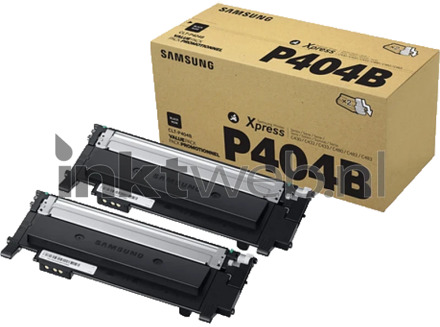 Tonercartridge Samsung CLT-P404 zwart 2x