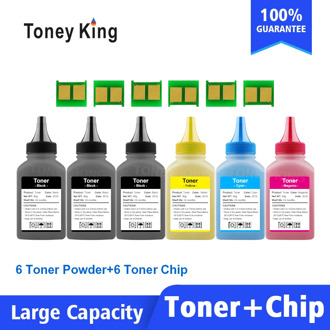 Toney King 6 Color toner Powder 6chip CF350A CF350 toner cartridge for HP Color LaserJet Pro MFP M176n MFP M177fw Laser printer