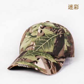 Tong Baseball Cap Night Outdoor Eend Led Light Mountain Snapback Hip Lamp Alpine Klimmen Camouflage Vissen Cap Hop Hoed Cap C