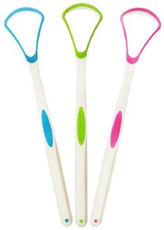 Tong Schraper Oral Tongreiniger Borstel Frisse Adem Schoonmaken Gecoat Tong Tandenborstel Mondhygiëne Care Tools