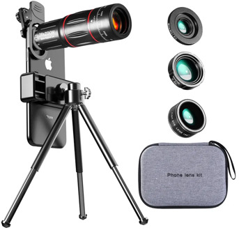 Tongdaytech 28X HD Mobile Phone Camera Lens Telescope Zoom Macro Lens for Iphone Samsung Smartphone Fish Eye Lente Para Celular