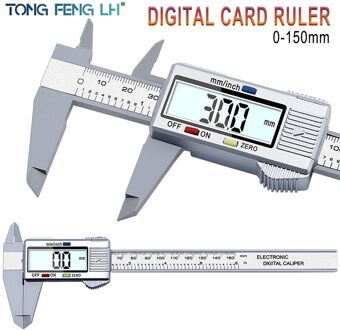 Tongfenglh 6 Inch Lcd 150 Mm Digitale Elektronische Carbon Fiber Schuifmaat Gauge Micrometer Model 5201