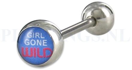 Tongpiercing logo Girl gone wild