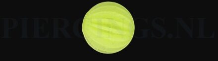Tongpiercing tickler bal geel