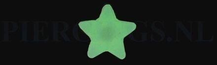 Tongpiercing tickler ster groen