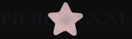 Tongpiercing tickler ster huidskleur