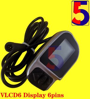 Tongsheng TSDZ2 VLCD5 Display 6Pins Of 8Pins-VLCD6 Display-XH18 Display Voor Tongsheng TSDZ2 Mid Motor