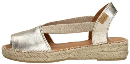 Toni Pons Etna Dames Espadrilles - Platinum - Maat 40