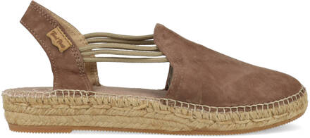 Toni Pons Nuria dames espadrille - Taupe - Maat 37