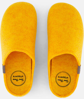 Toni Pons Pantoffels Mona geel Vilt - 36,37