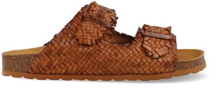 Toni Pons Slippers GUAM-TE-CUIRO PELL TRENADA Bruin maat