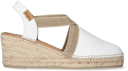 Toni Pons Tossa leren espadrilles wit - 36