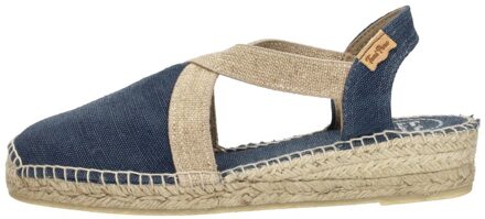 Toni Pons Verdi-V Dames Espadrilles - marine - Maat 39