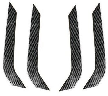 Tonlinker Interieur Deurklink Cover Stickers Voor Volkswagen Jetta MK7 -20 Auto Styling 4 Pcs Rvs Cover stickers wit