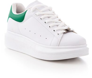 Tonny Zwart Casual Antislip Zool Licht Wit Groen ALX-0 ALX-0 _ 235 44